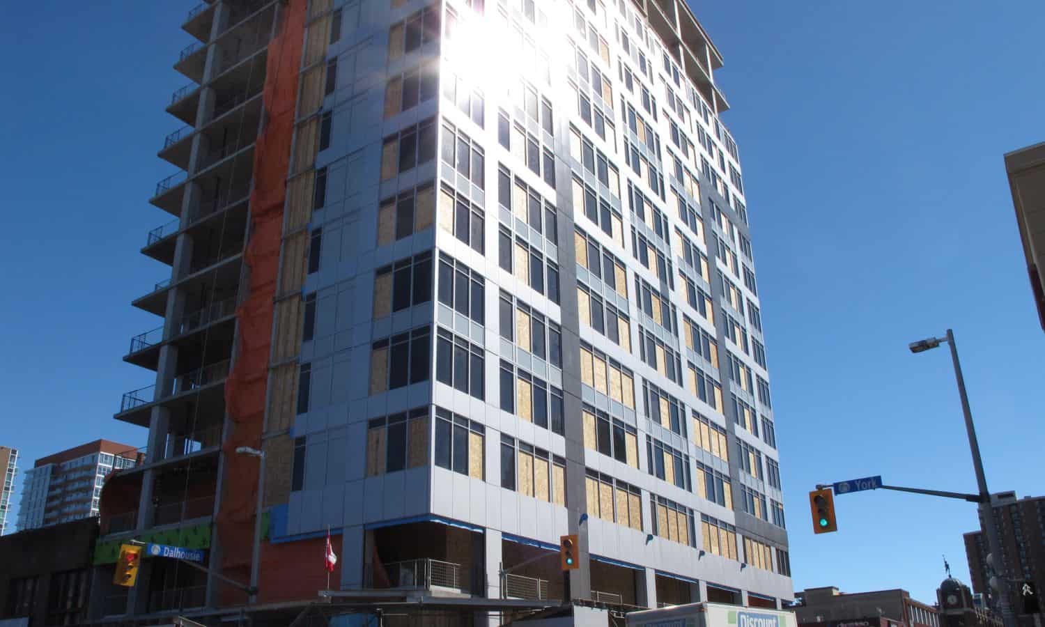 New building corner of York and Dalhousie Streets