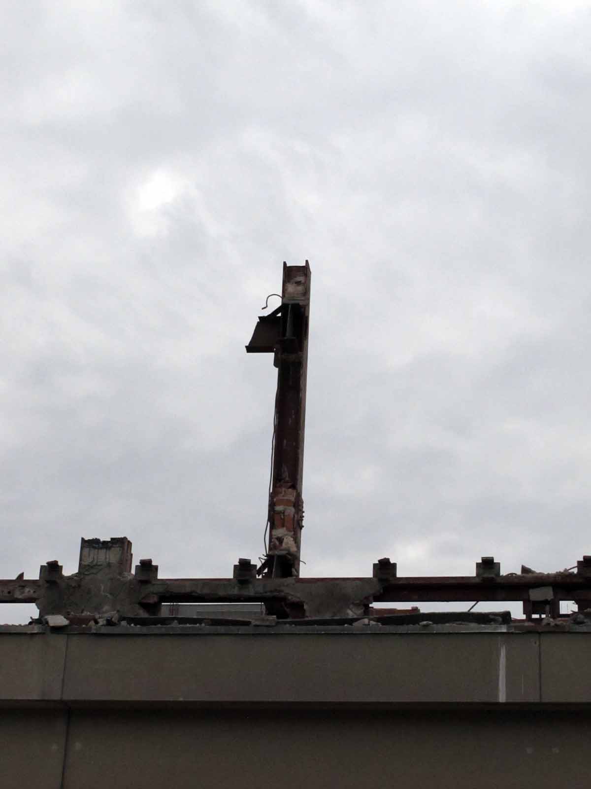 Lone column at Albert and Elgin Streets