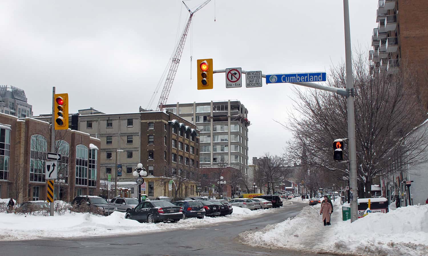 Looking west from York and Cumberland