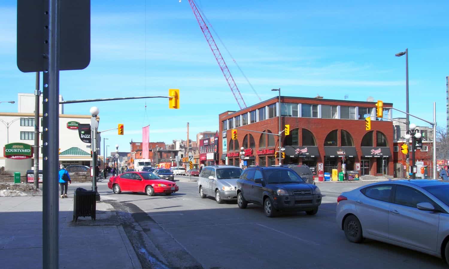 Looking North on Dalhousie Street