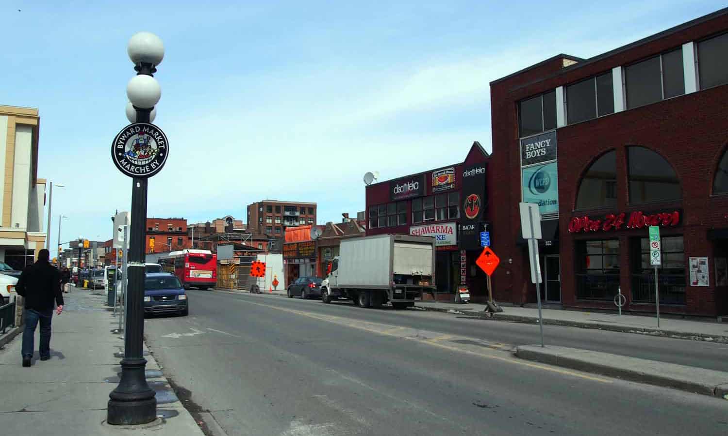 Looking north on Dalhousie Street