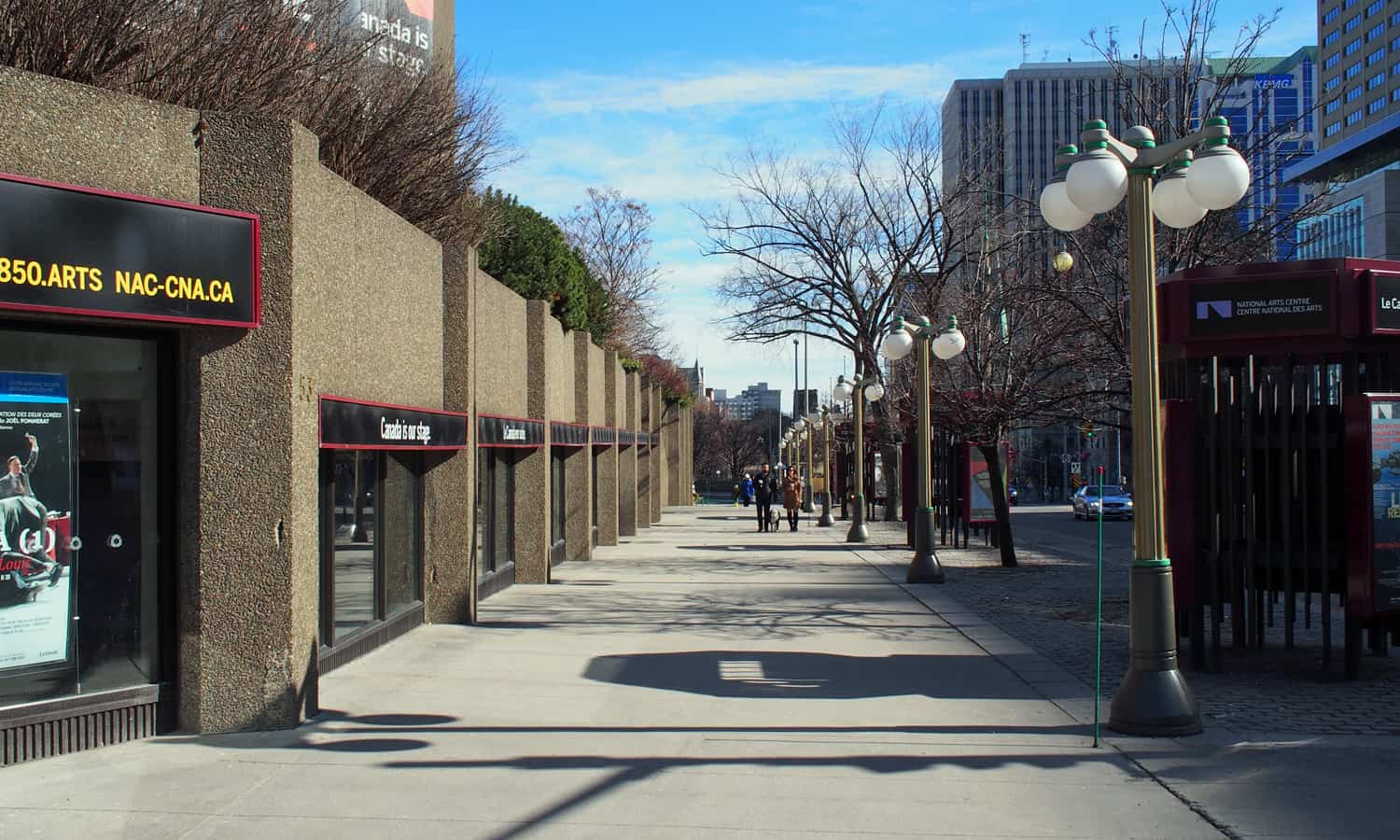 Looking south along Elgin Street